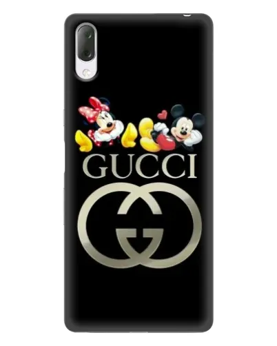 Чехол для Sony Xperia L3 с картинкой «Gucci — герои Disney»