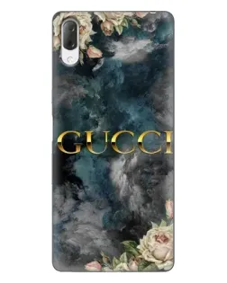 Чехол для Sony Xperia L3 с картинкой «Абстрактные цветы Gucci» Чехол для Sony Xperia L3 с картинкой «Абстрактные цветы Gucci»