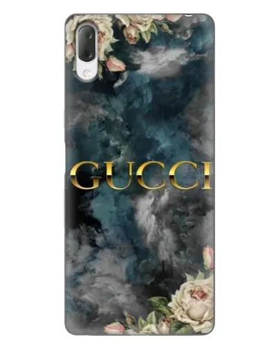 Чехол для Sony Xperia L3 с картинкой «Абстрактные цветы Gucci»
