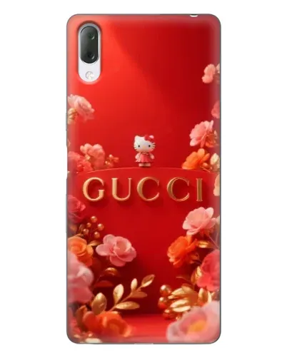 Чехол для Sony Xperia L3 с картинкой «Gucci — золотой сад»