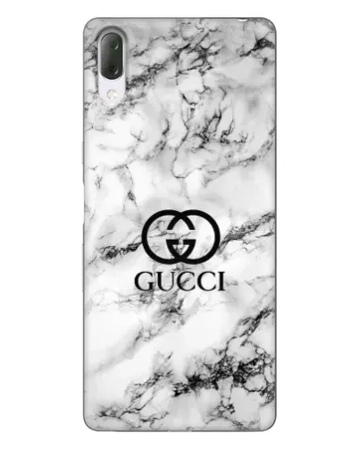 Чехол для Sony Xperia L3 с картинкой «Gucci — мраморный шик»