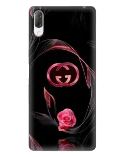 Чехол для Sony Xperia L3 с картинкой «Gucci — неоновая роза» Чехол для Sony Xperia L3 с картинкой «Gucci — неоновая роза»