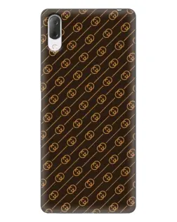 Чехол для Sony Xperia L3 с картинкой «Gucci — золотые диагонали» Чехол для Sony Xperia L3 с картинкой «Gucci — золотые диагонали»