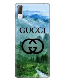 Чехол для Sony Xperia L3 с картинкой «Gucci — горный пейзаж» Чехол для Sony Xperia L3 с картинкой «Gucci — горный пейзаж»
