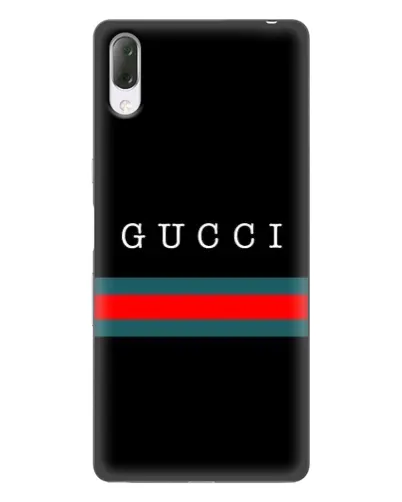 Чехол для Sony Xperia L3 с картинкой «Gucci — красный пояс»