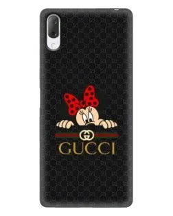 Чехол для Sony Xperia L3 с картинкой «Минни Маус Gucci — черный» Чехол для Sony Xperia L3 с картинкой «Минни Маус Gucci — черный»
