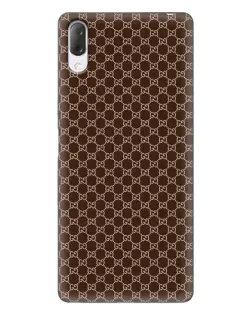Чехол для Sony Xperia L3 с картинкой «Gucci — шоколадная сетка» Чехол для Sony Xperia L3 с картинкой «Gucci — шоколадная сетка»