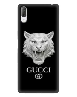 Чехол для Sony Xperia L3 с картинкой «Gucci — серебряный лев» Чехол для Sony Xperia L3 с картинкой «Gucci — серебряный лев»