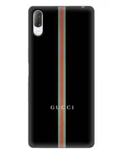 Чехол для Sony Xperia L3 с картинкой «Gucci — строгая линия» Чехол для Sony Xperia L3 с картинкой «Gucci — строгая линия»