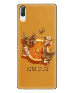 Чехол для Sony Xperia L3 с картинкой «Gucci — золотые бабочки» Чехол для Sony Xperia L3 с картинкой «Gucci — золотые бабочки»