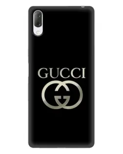 Чехол для Sony Xperia L3 с картинкой «Gucci — золото на черном» Чехол для Sony Xperia L3 с картинкой «Gucci — золото на черном»