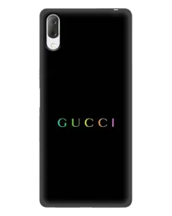 Чехол для Sony Xperia L3 с картинкой «Gucci — неоновый минимализм» Чехол для Sony Xperia L3 с картинкой «Gucci — неоновый минимализм»