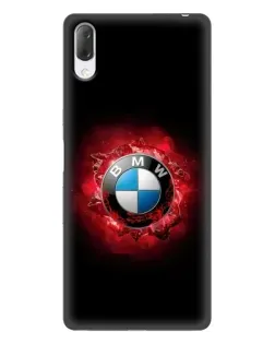 Чехол для Sony Xperia L3 с картинкой «Логотип BMW — вспышка»