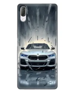 Чехол для Sony Xperia L3 с картинкой «BMW в свете фар»