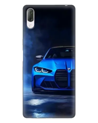 Чехол для Sony Xperia L3 с картинкой «Голубая BMW M4» Чехол для Sony Xperia L3 с картинкой «Голубая BMW M4»