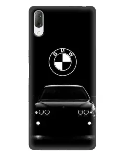 Чехол для Sony Xperia L3 с картинкой «BMW — взгляд из темноты»