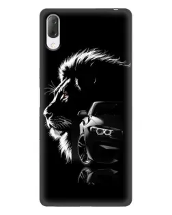 Чехол для Sony Xperia L3 с картинкой «BMW и лев»