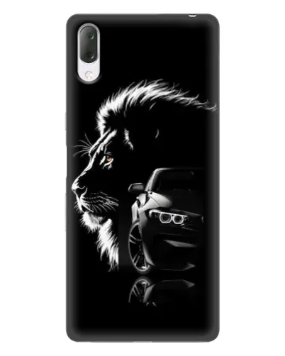 Чехол для Sony Xperia L3 с картинкой «BMW и лев» Чехол для Sony Xperia L3 с картинкой «BMW и лев»