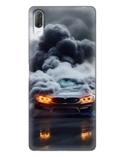 Чехол для Sony Xperia L3 с картинкой «BMW в дыму»