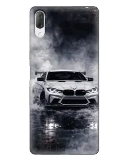 Чехол для Sony Xperia L3 с картинкой «BMW сквозь туман»