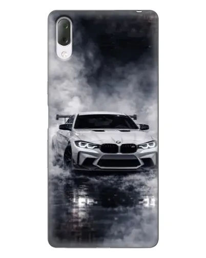 Чехол для Sony Xperia L3 с картинкой «BMW сквозь туман» Чехол для Sony Xperia L3 с картинкой «BMW сквозь туман»