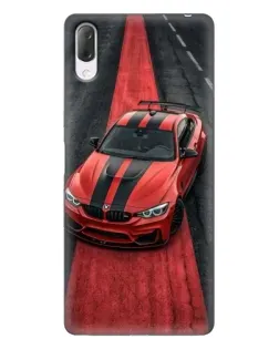 Чехол для Sony Xperia L3 с картинкой «BMW на красной дорожке»