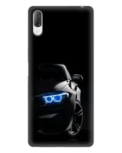 Чехол для Sony Xperia L3 с картинкой «BMW — ночной взгляд»