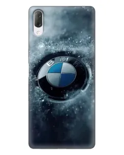 Чехол для Sony Xperia L3 с картинкой «Логотип BMW — лед»