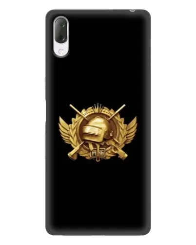 Чехол для Sony Xperia L3 с картинкой «PUBG — оранжевый градиент»