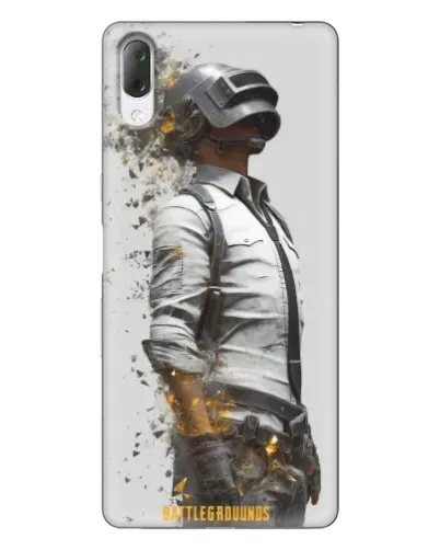 Чехол для Sony Xperia L3 с картинкой «PUBG — боец в пыли»