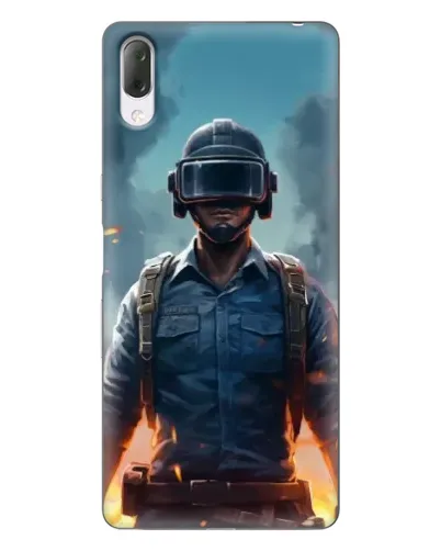 Чехол для Sony Xperia L3 с картинкой «PUBG — реалистичный герой»