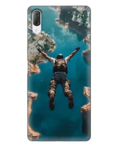 Чехол для Sony Xperia L3 с картинкой «PUBG — свободное падение»