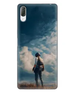 Чехол для Sony Xperia L3 с картинкой «Герой PUBG на скале» Чехол для Sony Xperia L3 с картинкой «Герой PUBG на скале»