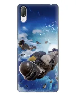 Чехол для Sony Xperia L3 с картинкой «Десант PUBG — прыжок» Чехол для Sony Xperia L3 с картинкой «Десант PUBG — прыжок»