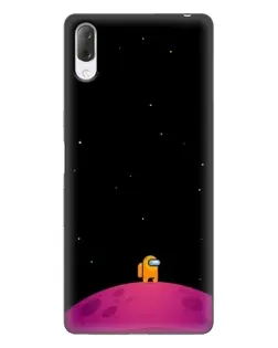 Чехол для Sony Xperia L3 с картинкой «Одинокий герой на планете» Чехол для Sony Xperia L3 с картинкой «Одинокий герой на планете»