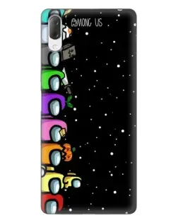 Чехол для Sony Xperia L3 с картинкой «Команда Among Us» Чехол для Sony Xperia L3 с картинкой «Команда Among Us»