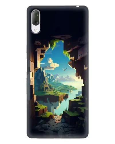 Чехол для Sony Xperia L3 с картинкой «Вид из пещеры»