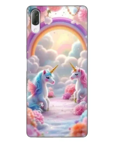 Чехол для Sony Xperia L3 с картинкой «Радуга и единороги» Чехол для Sony Xperia L3 с картинкой «Радуга и единороги»