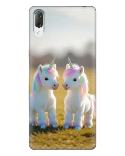Чехол для Sony Xperia L3 с картинкой «Пара единорогов» Чехол для Sony Xperia L3 с картинкой «Пара единорогов»