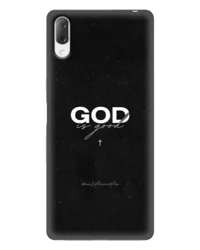 Чехол для Sony Xperia L3 с картинкой «GOD — Бог над всем»