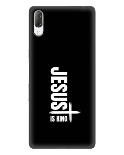 Чехол для Sony Xperia L3 с картинкой «Вертикаль веры Jesus»