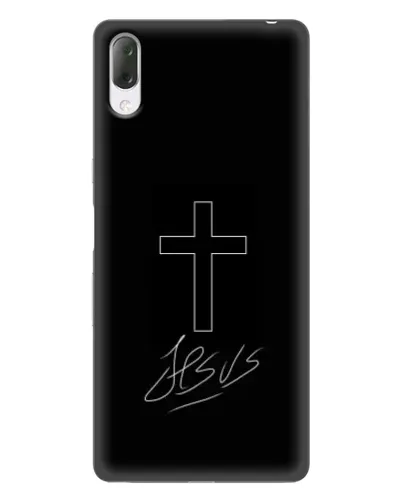 Чехол для Sony Xperia L3 с картинкой «Графический крест Jesus» Чехол для Sony Xperia L3 с картинкой «Графический крест Jesus»