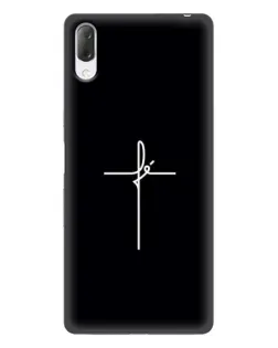 Чехол для Sony Xperia L3 с картинкой «Тонкий крест»