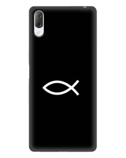 Чехол для Sony Xperia L3 с картинкой «Символ рыбы Jesus»