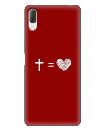 Чехол для Sony Xperia L3 с картинкой «Уравнение любви» Чехол для Sony Xperia L3 с картинкой «Уравнение любви»