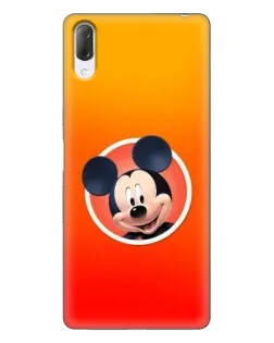 Чохол для Sony Xperia L3 з картинкою «Mickey в колі»