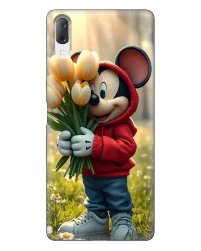 Чохол для Sony Xperia L3 з картинкою «Міккі з тюльпанами» Чохол для Sony Xperia L3 з картинкою «Міккі з тюльпанами»
