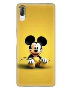 Чохол для Sony Xperia L3 з картинкою «Міккі на жовтому»