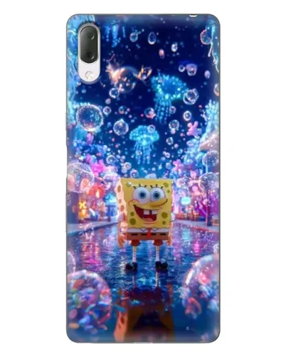 Чехол для Sony Xperia L3 с картинкой «Неоновый океан»