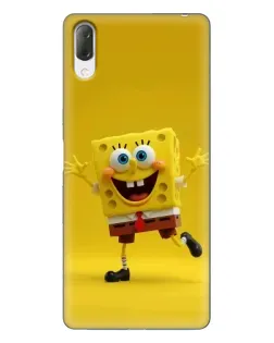 Чехол для Sony Xperia L3 с картинкой «Позитивный Губка Боб»